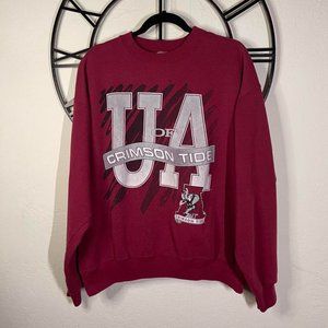 Vintage University Of Alabama NCAA Collegiate Crewneck Sweatshirt